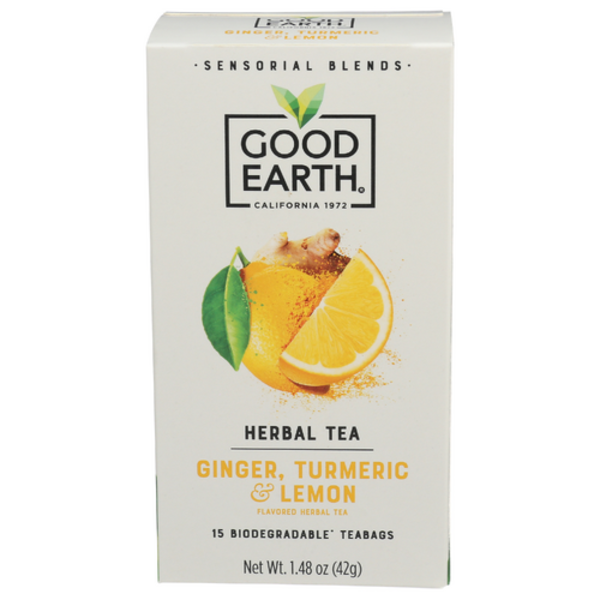 Good Earth Ginger Turmeric Lemon Herbal Tea