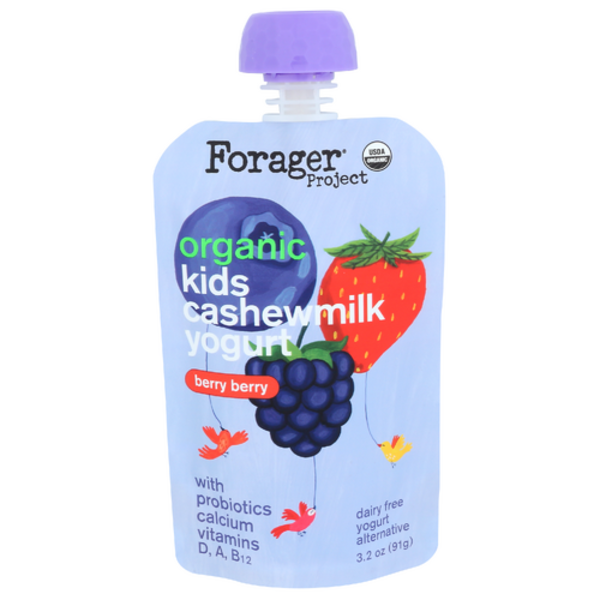 Forager Project Organic Berry Berry Cashewmilk Yogurt Pouch