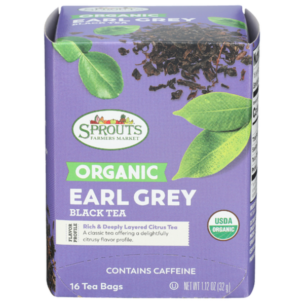 Sprouts Organic Earl Grey Black Tea