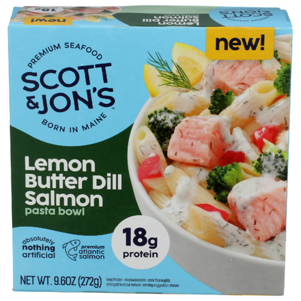 Scott & Jon's Lemon Butter Dill Salmon Pasta Bowl