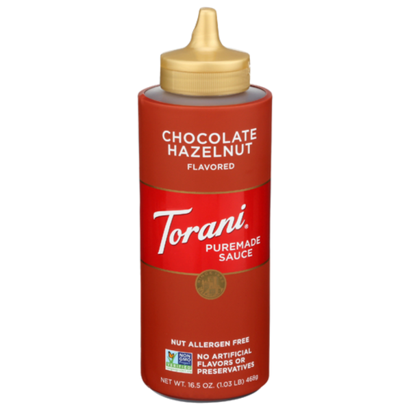 Torani Chocolate Hazelnut Flavored Puremade Sauce