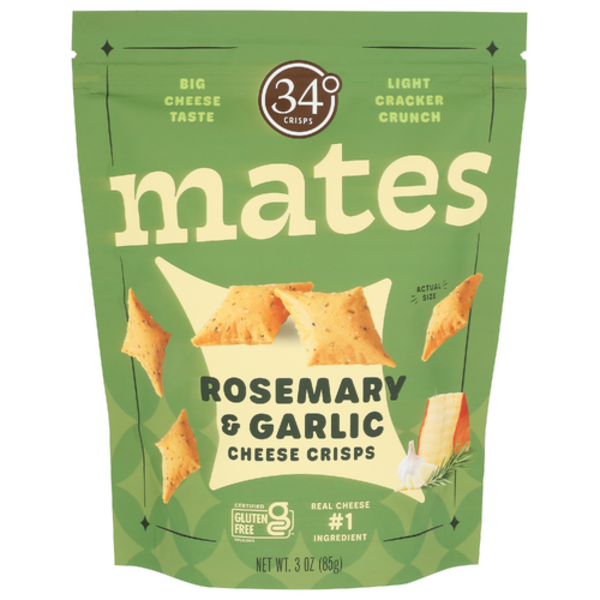 34 Degrees Rosemary & Garlic Cheese Crisps