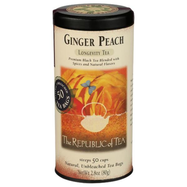 The Republic Of Tea Ginger Peach Black Tea