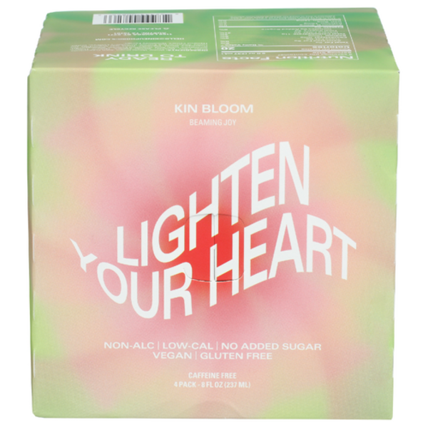 Kin Euphorics Bloom Beaming Joy Funtional Beverage 4 Pack Case