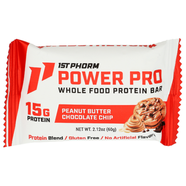 1st Phorm Peanut Butter Chocolate Chip Whole Food Protein Bar