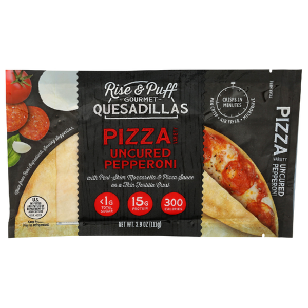 Rise N Puff Uncured Pepperoni Pizza Quesadilla