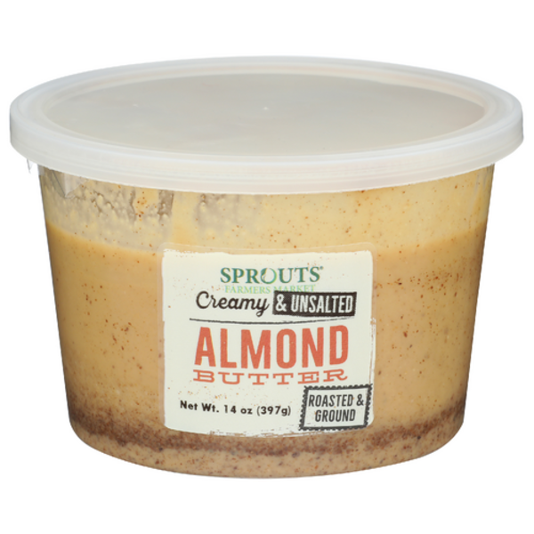 Sprouts Creamy and Unsalted Almond Butter
