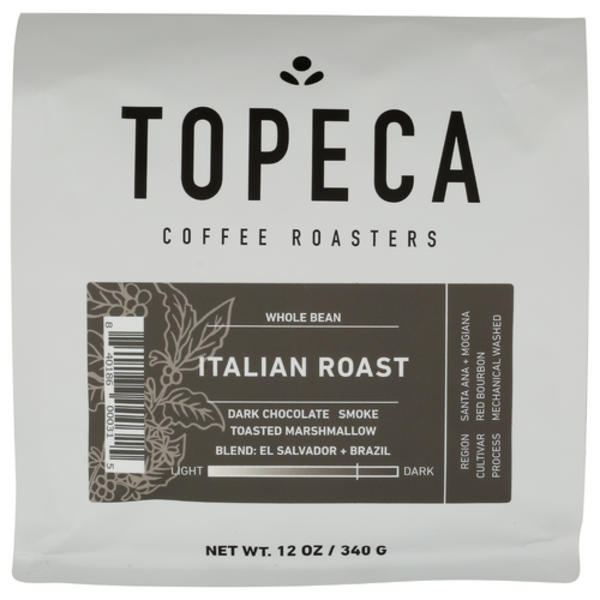 Topeca Italian Roast Whole Bean Coffee