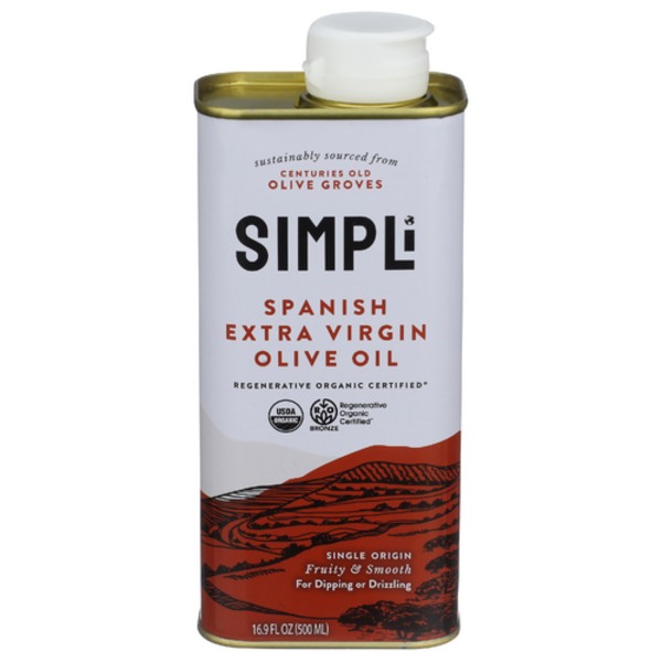 Simpli Regenerative Organic Spanish Extra Virgin Olive Oil