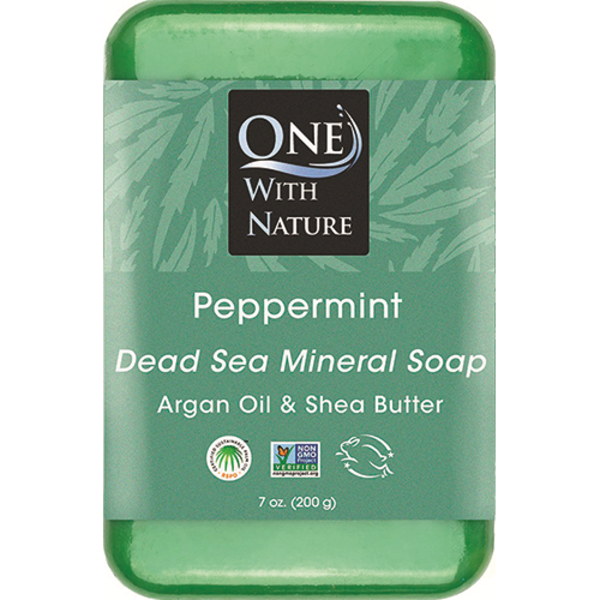 One With Nature Peppermint Bar Soap