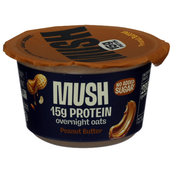 Mush Peanut Butter Overnight Oats