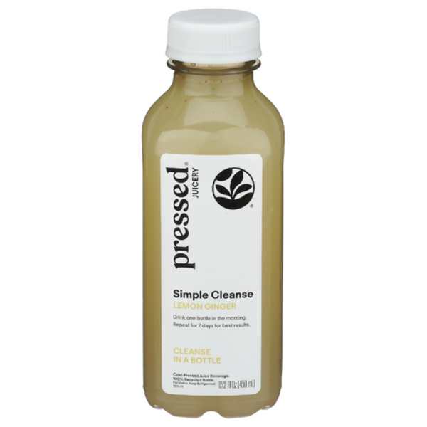 Pressed Juicery Lemon Ginger Simple Cleanse Juice