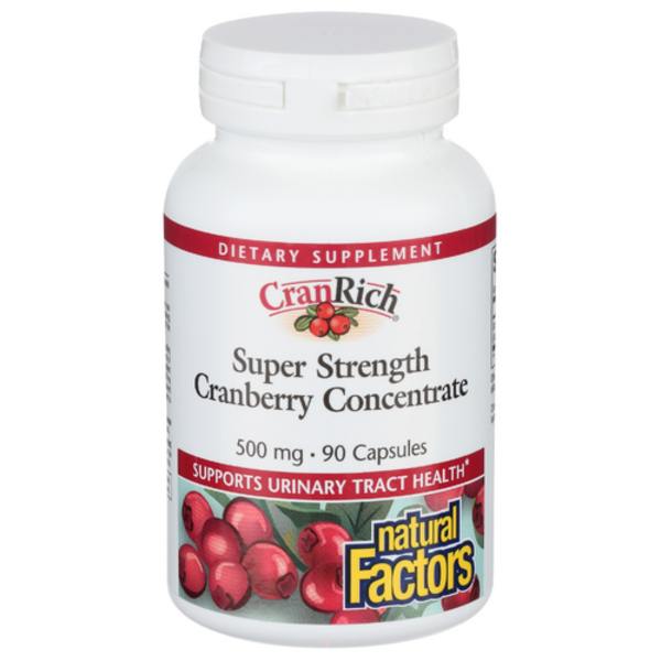 Natural Factors Cran Rich 500 Mg