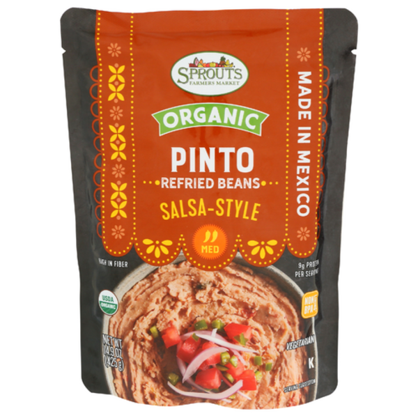 Sprouts Organic Salsa Style Pinto Refried Beans