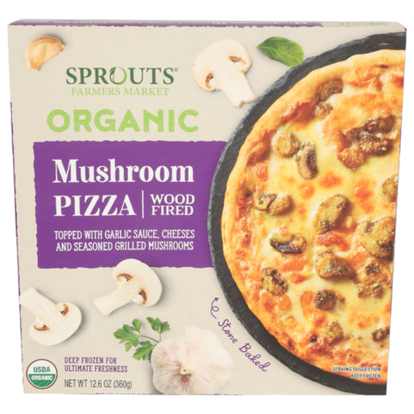 Sprouts Organic Mushroom Wood Fired Pizza