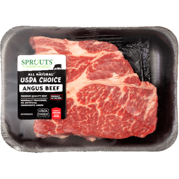 Sprouts Boneless Angus Beef Chuck Steak