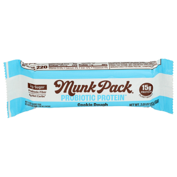 Munk Pack Cookie Dough Probiotic Protein Bar