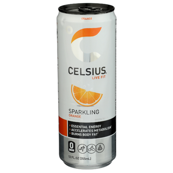 Celsius Orange Sparkling Energy Drink